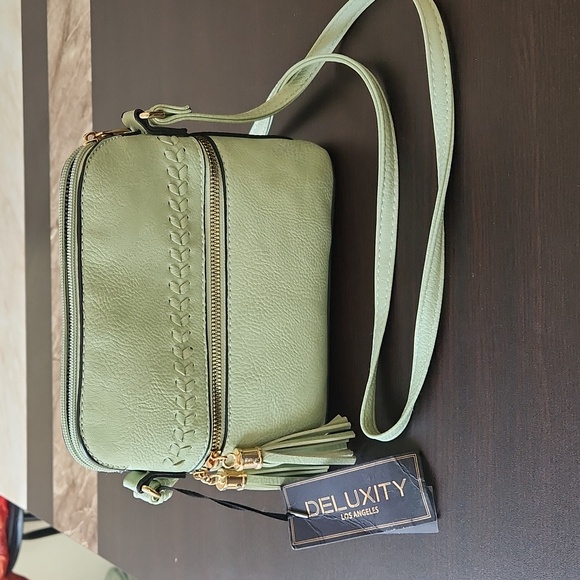 Deluxity Handbags - Deluxity Los Angeles, Vegan Green Purse, New